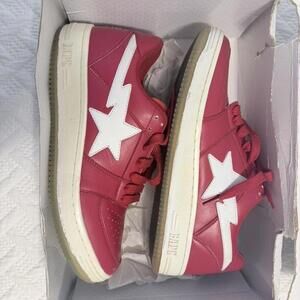 VERY RARE Bape sta “Red Shark Sole” 12m preowned OG box
